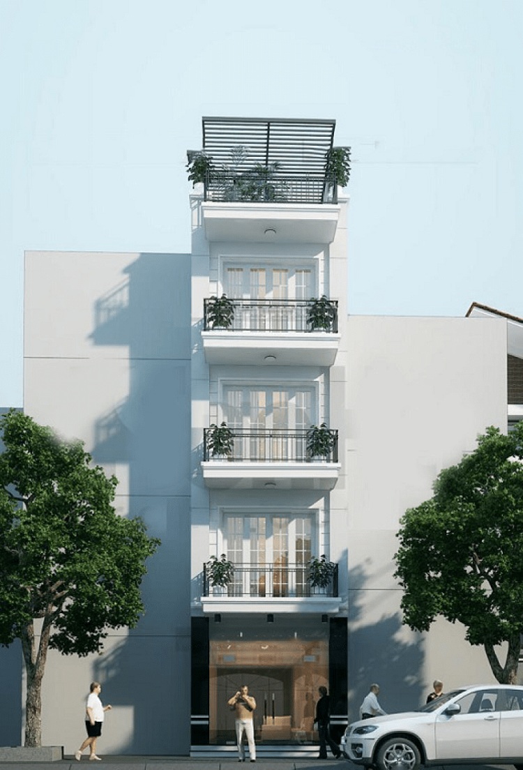 Top 20 mẫu nhà phố 4 tầng đẹp hiện đại tối ưu chi phí xây dựng nhất 2023