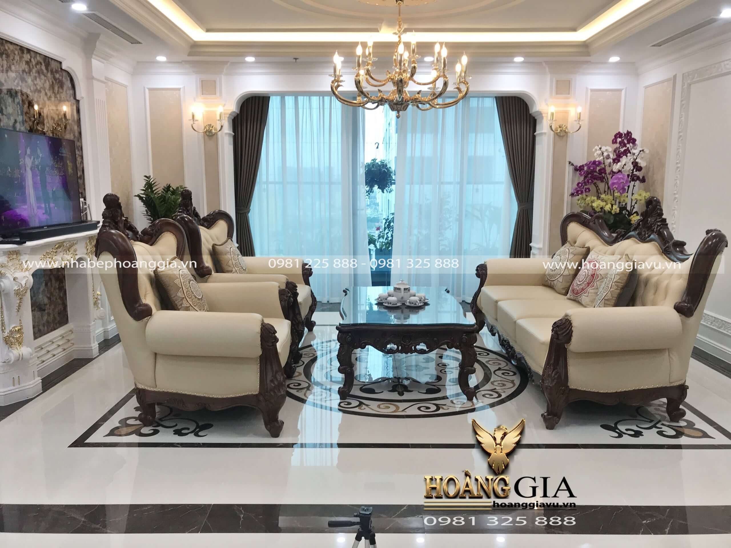 mẫu bàn ghế (sofa) tân cổ điển