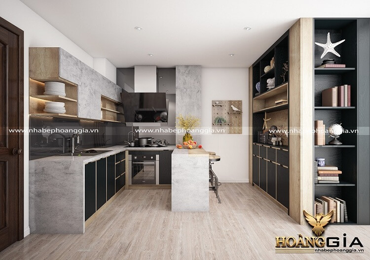 mẫu tủ bếp đẹp 2023